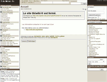 Tablet Screenshot of fr.tikiwiki.org